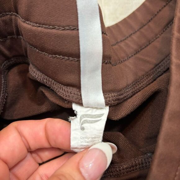 Ladies Fabletics Brand Brown Pull On High Rise Joggers Size Medium‎ - Picture 10 of 11